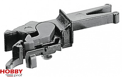 Plug-in PROFI coupling for use on rack and pinion tracks
